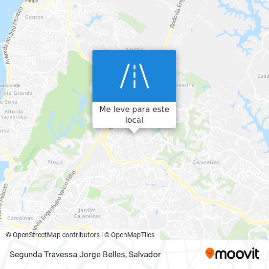 Segunda Travessa Jorge Belles mapa