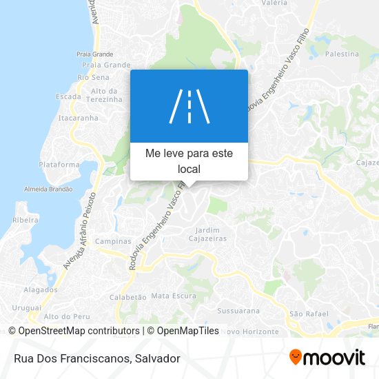 Rua Dos Franciscanos mapa
