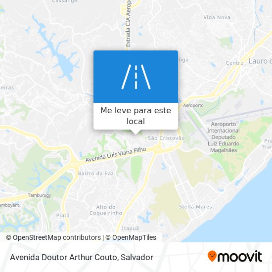 Avenida Doutor Arthur Couto mapa