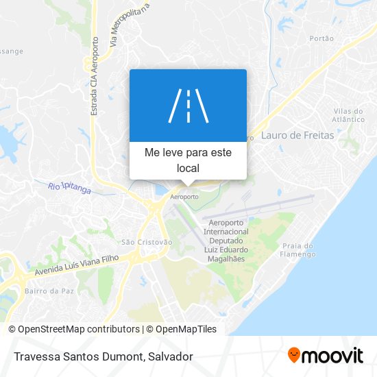 Travessa Santos Dumont mapa