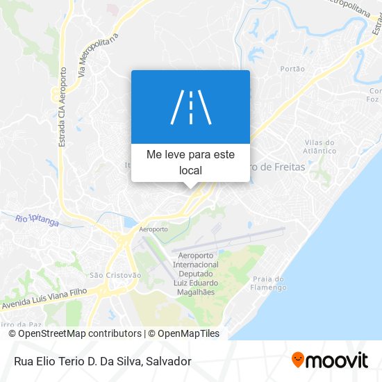 Rua Elio Terio D. Da Silva mapa