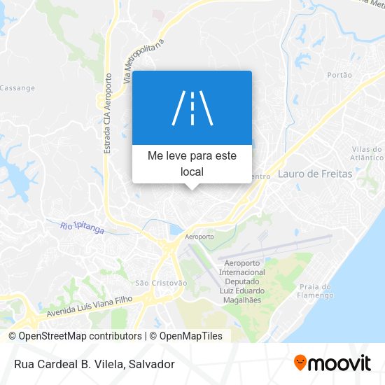 Rua Cardeal B. Vilela mapa