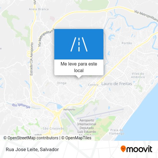 Rua Jose Leite mapa