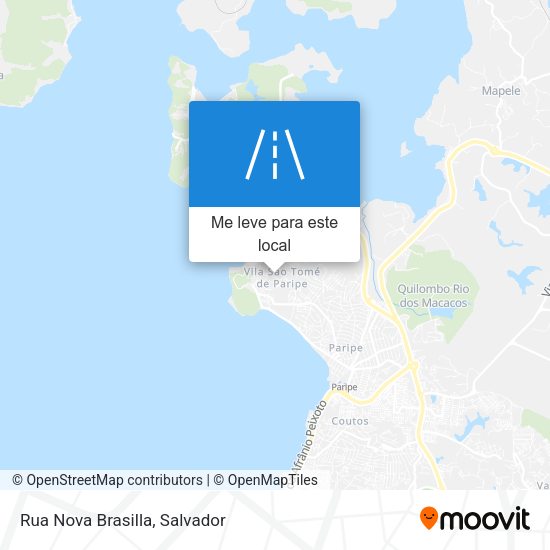 Rua Nova Brasilla mapa