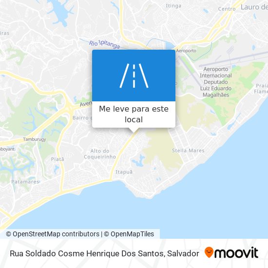 Rua Soldado Cosme Henrique Dos Santos mapa