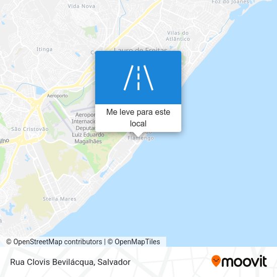 Rua Clovis Bevilácqua mapa