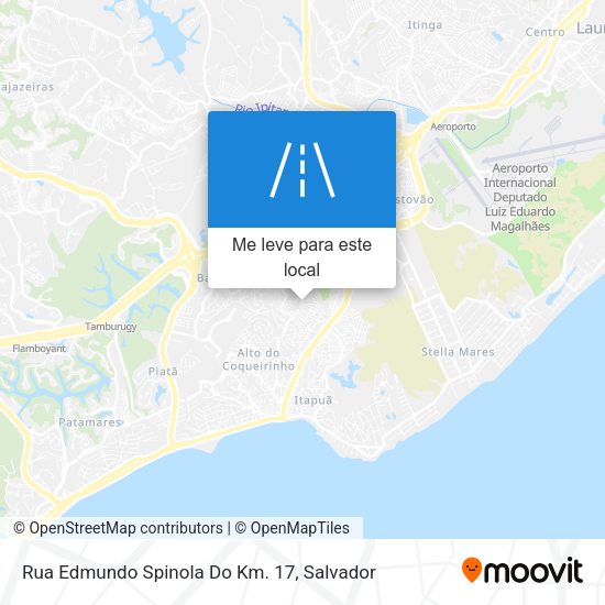 Rua Edmundo Spinola Do Km. 17 mapa