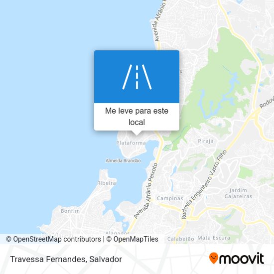 Travessa Fernandes mapa