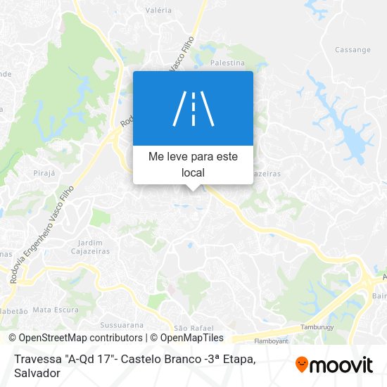 Travessa "A-Qd 17"- Castelo Branco -3ª Etapa mapa