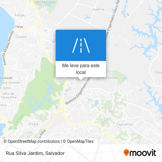Rua Silva Jardim mapa