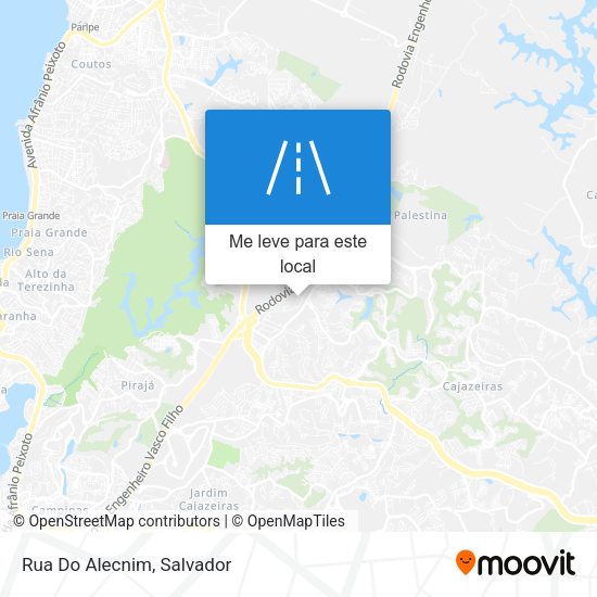 Rua Do Alecnim mapa