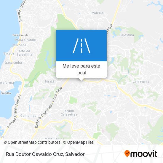 Rua Doutor Oswaldo Cruz mapa