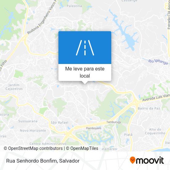 Rua Senhordo Bonfim mapa