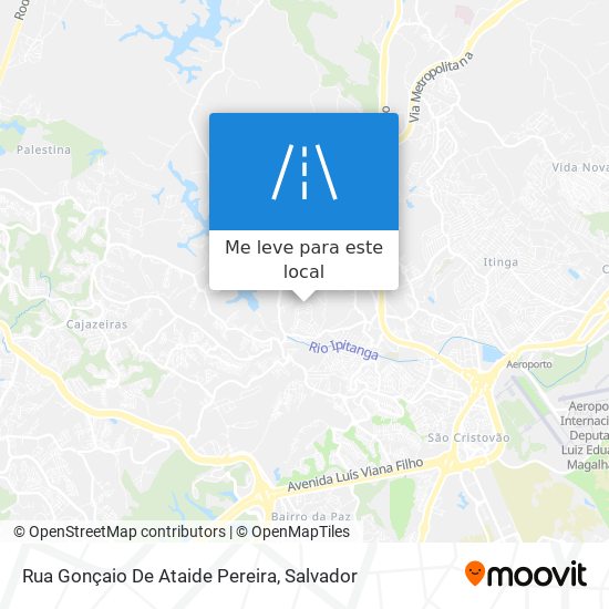 Rua Gonçaio De Ataide Pereira mapa