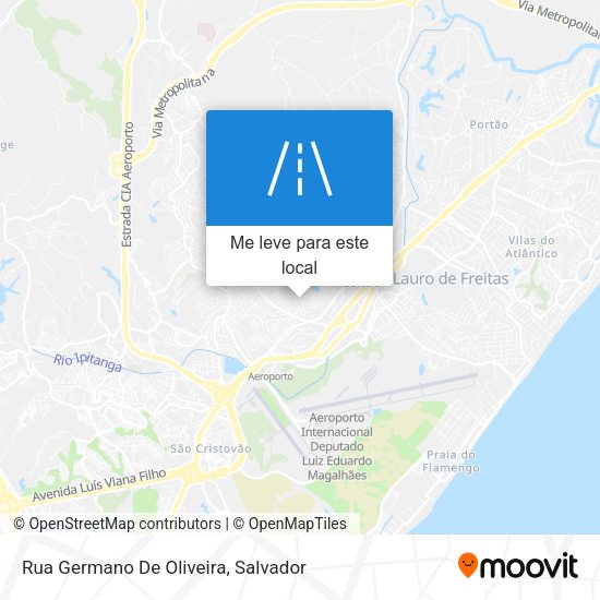 Rua Germano De Oliveira mapa
