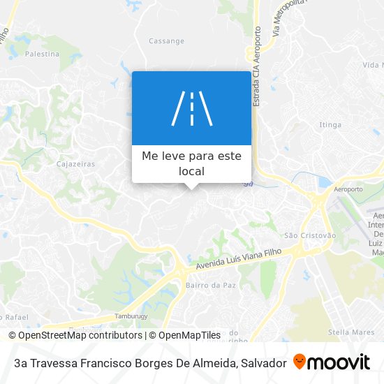 3a Travessa Francisco Borges De Almeida mapa