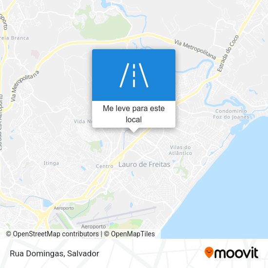 Rua Domingas mapa