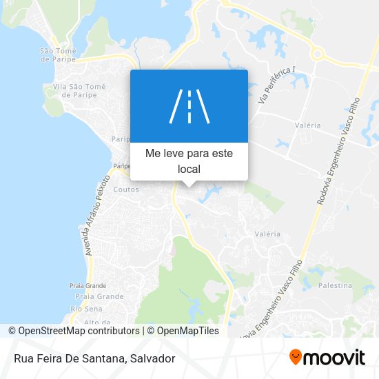 Rua Feira De Santana mapa