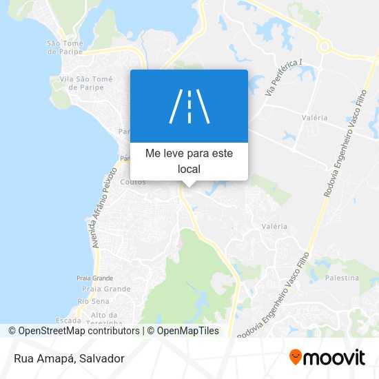Rua Amapá mapa