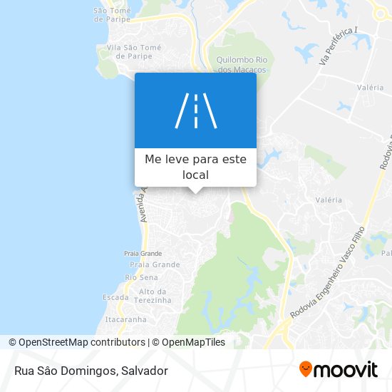 Rua Sâo Domingos mapa