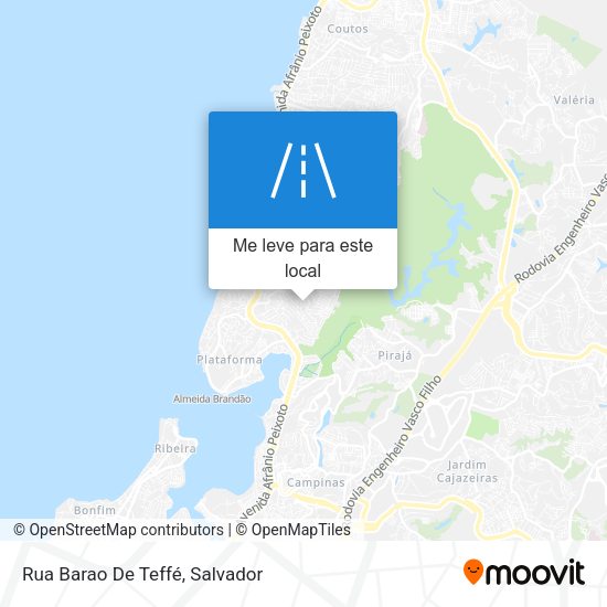 Rua Barao De Teffé mapa
