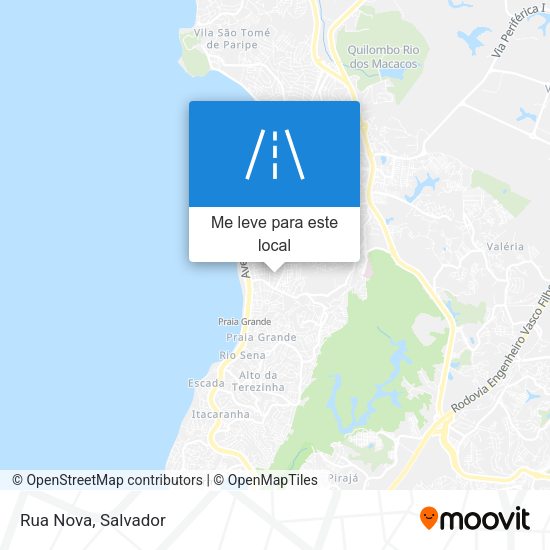 Rua Nova mapa
