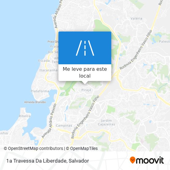 1a Travessa Da Liberdade mapa