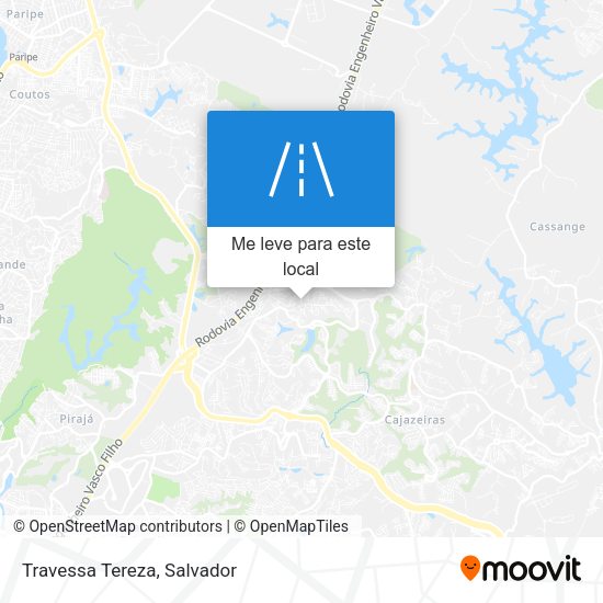 Travessa Tereza mapa