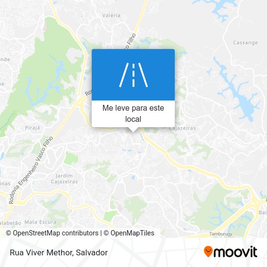 Rua Viver Methor mapa