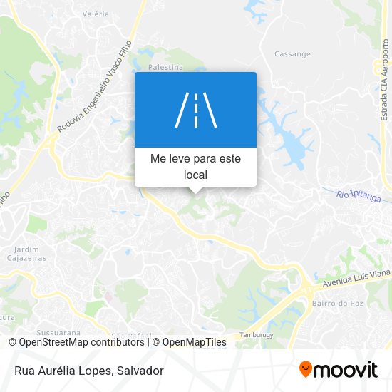 Rua Aurélia Lopes mapa