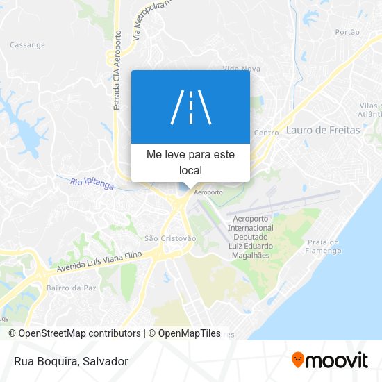 Rua Boquira mapa