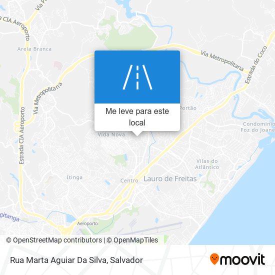 Rua Marta Aguiar Da Silva mapa