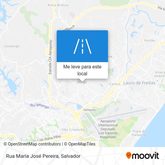 Rua Maria José Pereira mapa
