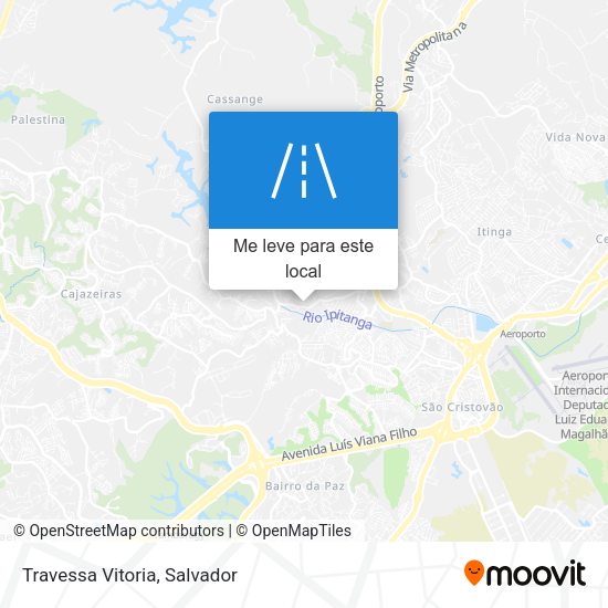 Travessa Vitoria mapa