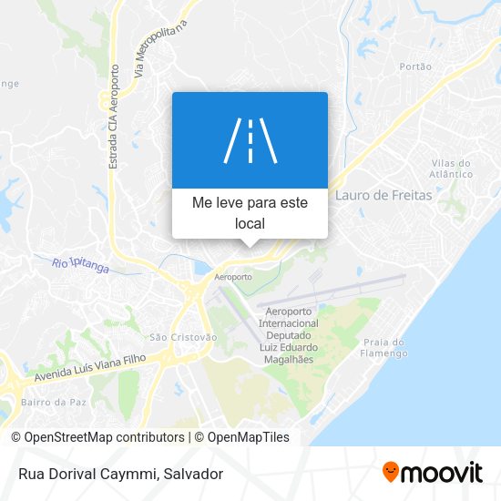Rua Dorival Caymmi mapa