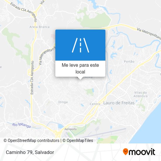 Caminho 79 mapa