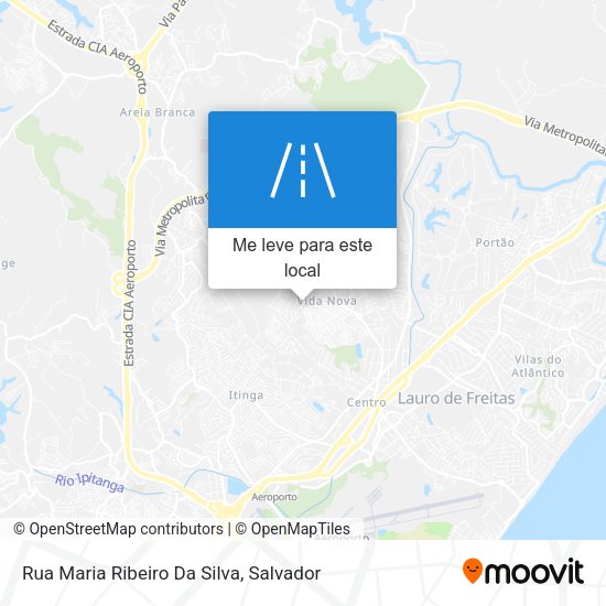 Rua Maria Ribeiro Da Silva mapa