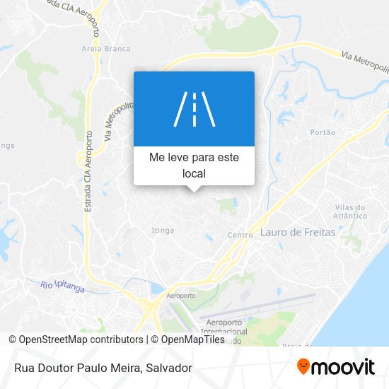 Rua Doutor Paulo Meira mapa