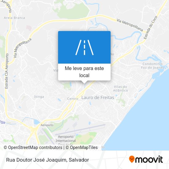 Rua Doutor José Joaquim mapa