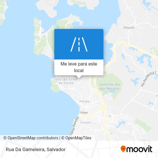 Rua Da Gameleira mapa