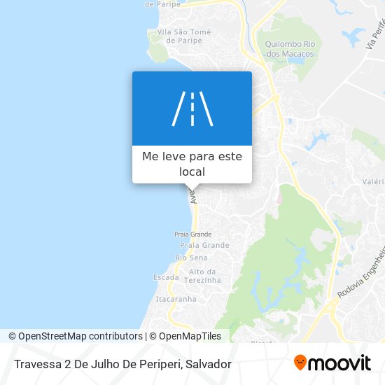 Travessa 2 De Julho De Periperi mapa