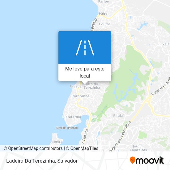 Ladeira Da Terezinha mapa