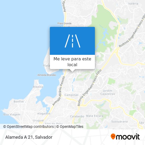 Alameda A 21 mapa