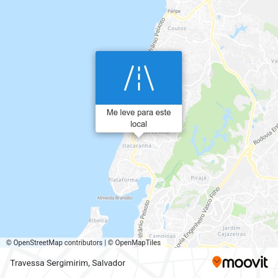 Travessa Sergimirim mapa