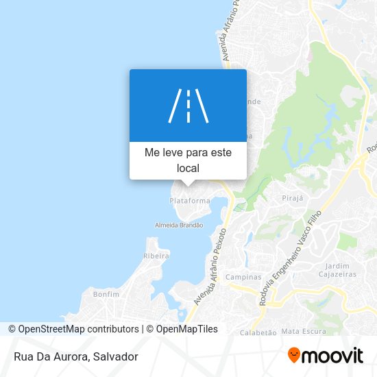 Rua Da Aurora mapa