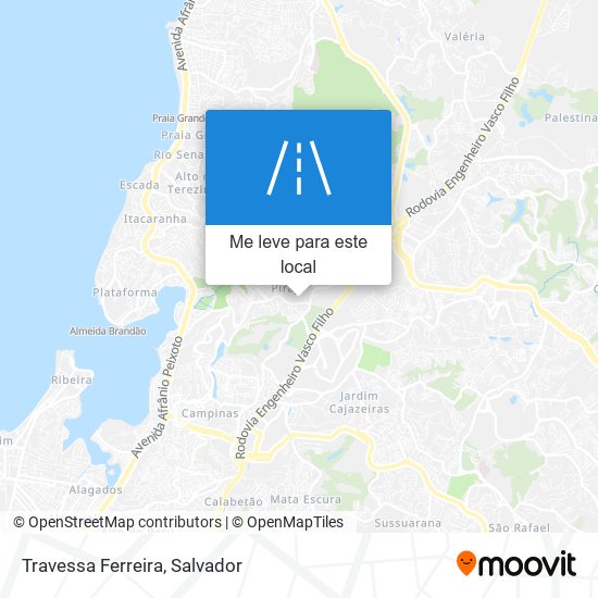 Travessa Ferreira mapa