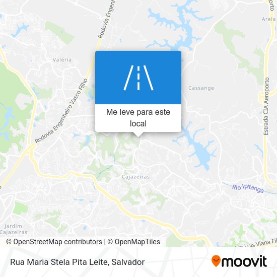 Rua Maria Stela Pita Leite mapa