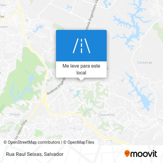 Rua Raul Seixas mapa