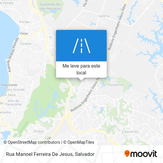 Rua Manoel Ferreira De Jesus mapa