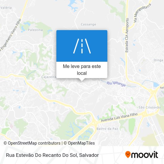 Rua Estevão Do Recanto Do Sol mapa